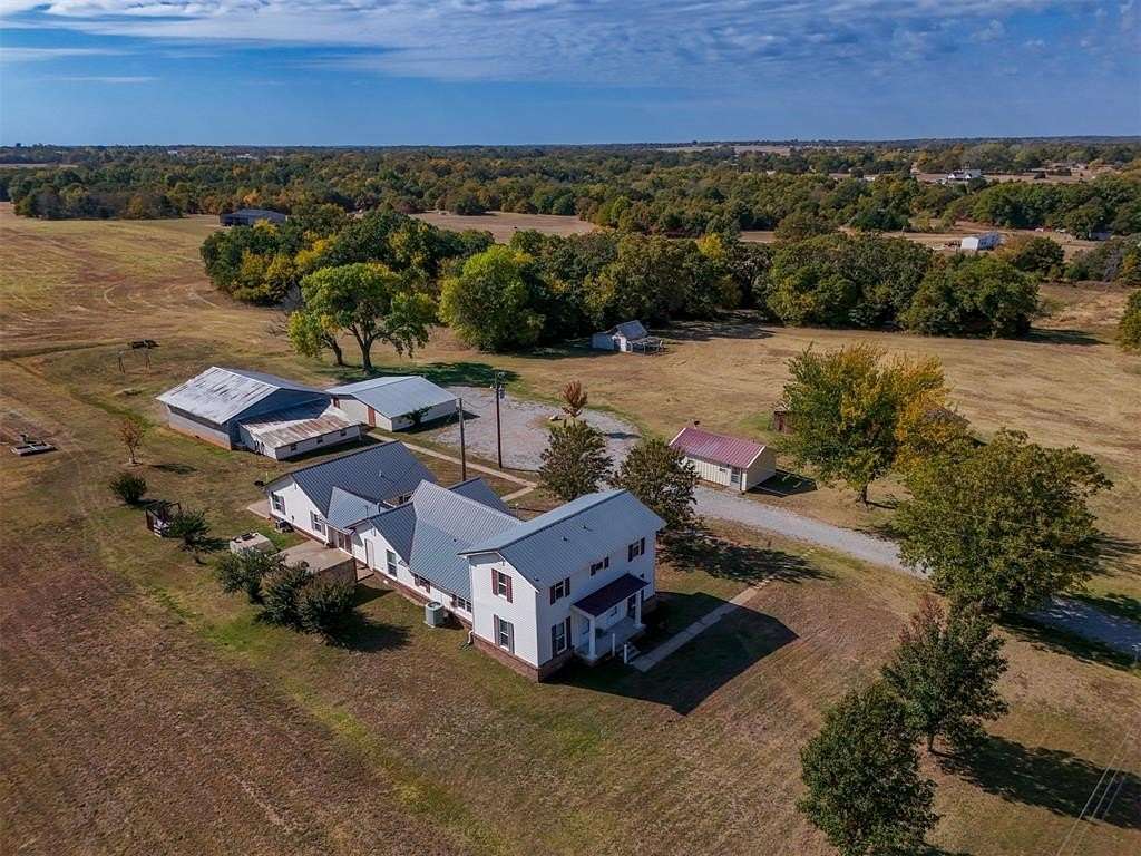 15 Acres of Land with Home for Sale in Tecumseh, Oklahoma