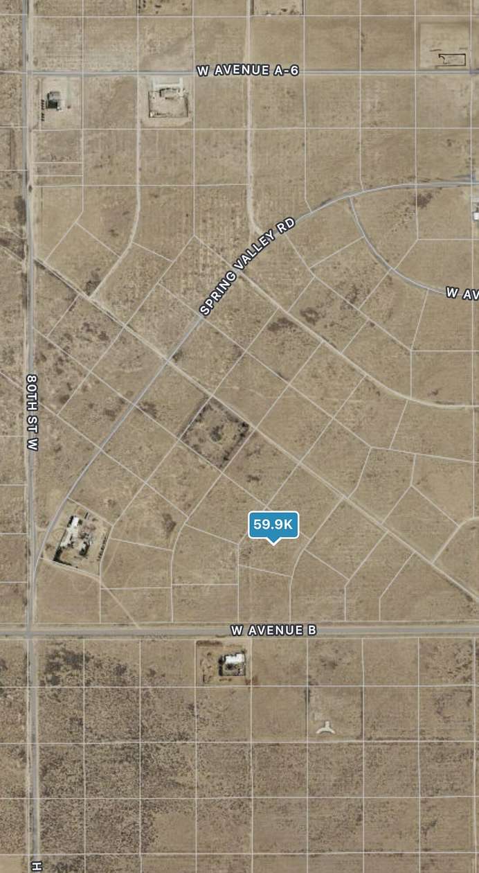 2.512 Acres of Land for Sale in Lancaster, California