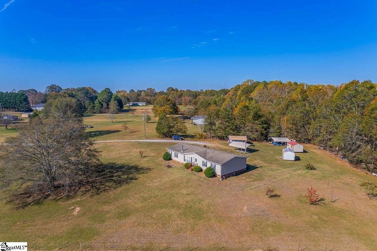 10.8 Acres of Land with Home for Sale in Inman, South Carolina