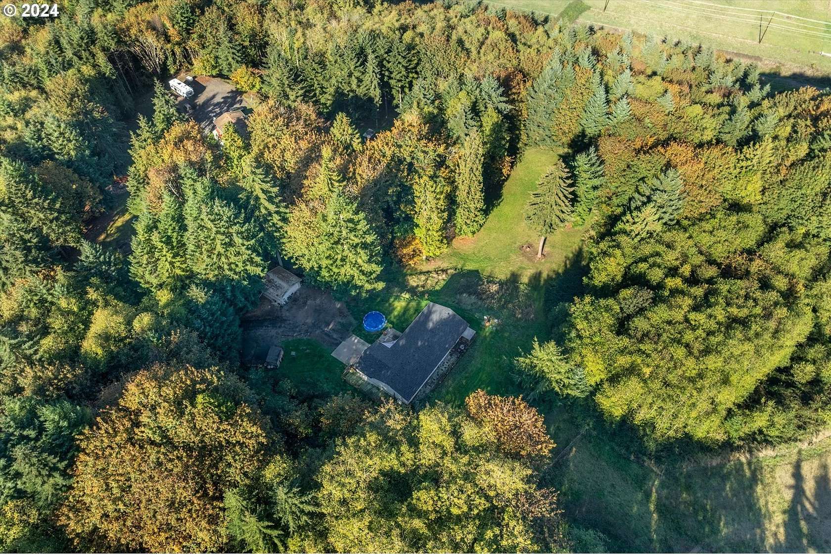 5.04 Acres of Residential Land with Home for Sale in Longview, Washington