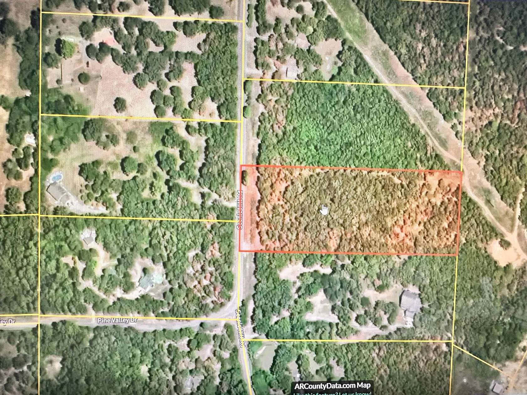 4.93 Acres of Residential Land for Sale in Conway, Arkansas