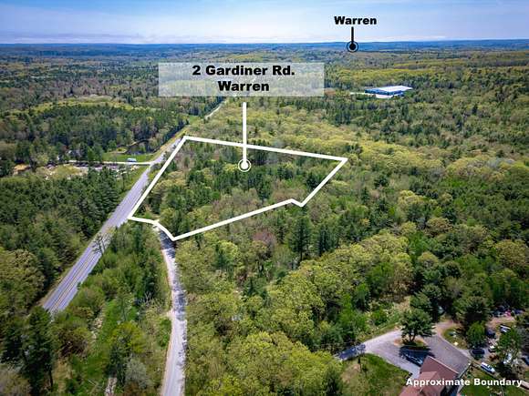 8.7 Acres of Improved Commercial Land for Sale in Warren, Maine