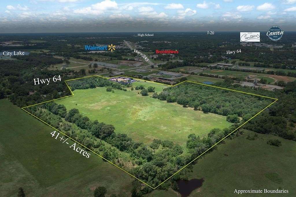 41.43 Acres of Mixed-Use Land for Sale in Canton, Texas