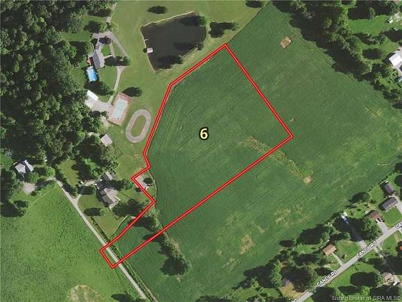 5.85 Acres of Land for Auction in Henryville, Indiana