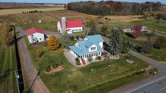 10.76 Acres of Land with Home for Sale in Marshfield, Wisconsin