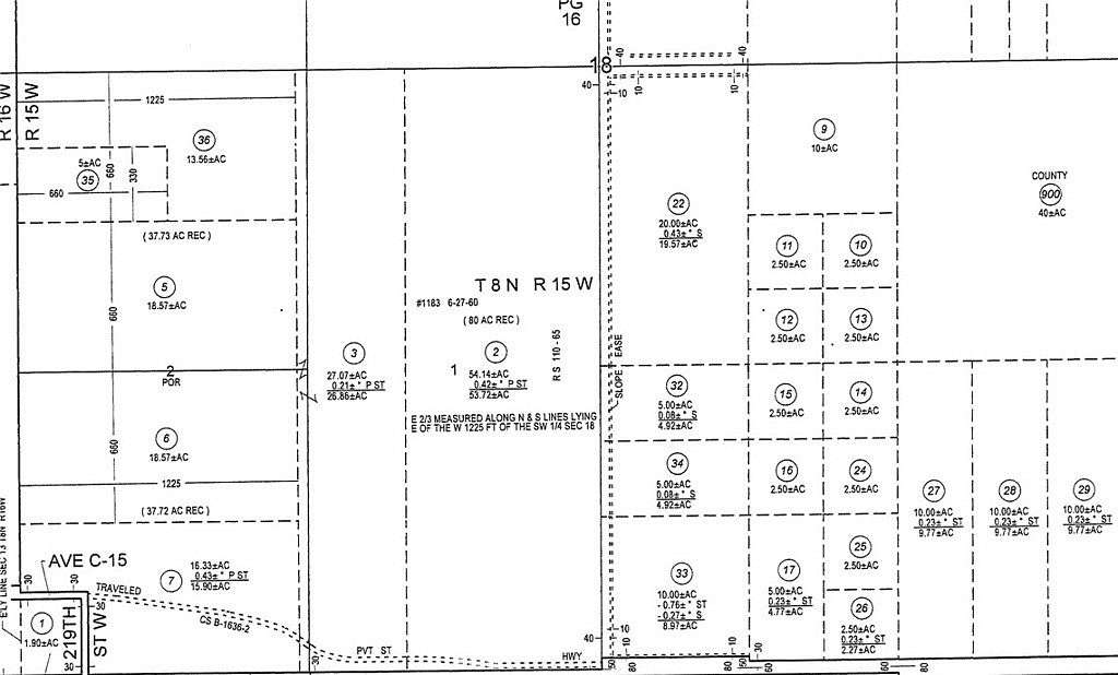 13.712 Acres of Land for Sale in Lancaster, California