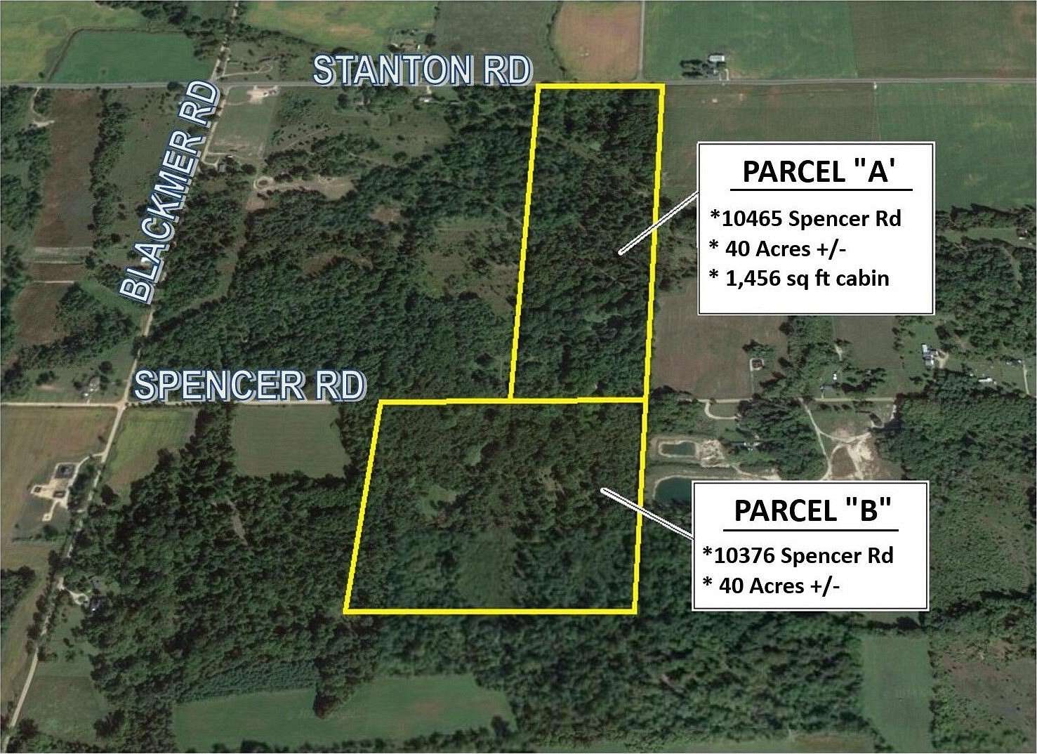 40 Acres of Recreational Land for Auction in Crystal, Michigan