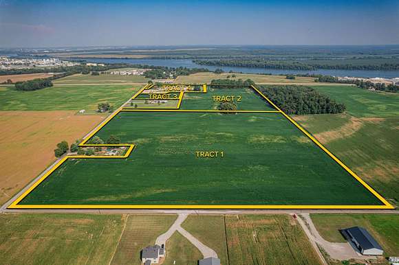 78 Acres of Improved Agricultural Land for Auction in Mount Vernon, Indiana