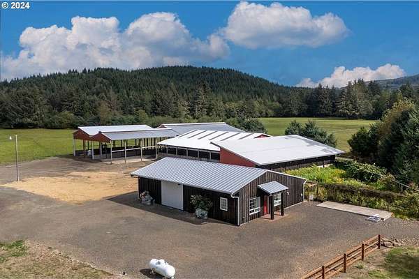 64.6 Acres of Agricultural Land with Home for Sale in Tillamook, Oregon