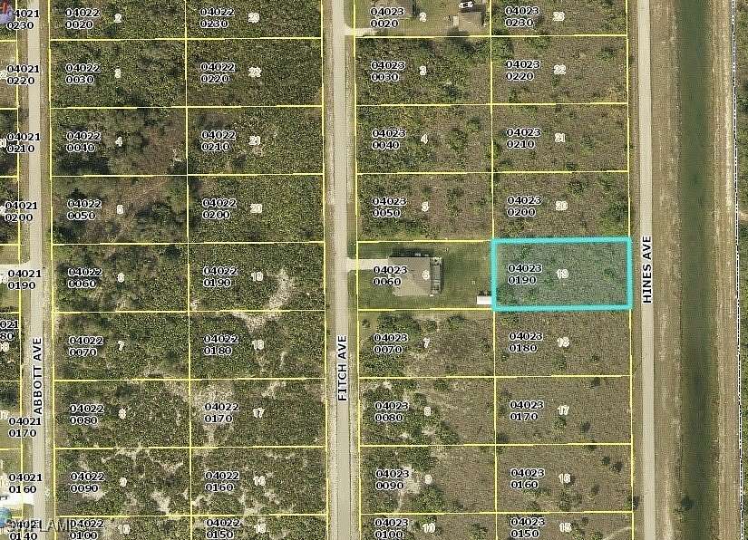 0.502 Acres of Residential Land for Sale in Lehigh Acres, Florida