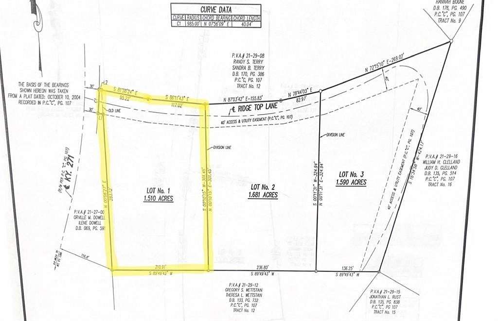 Residential Land for Sale in Lewisport, Kentucky