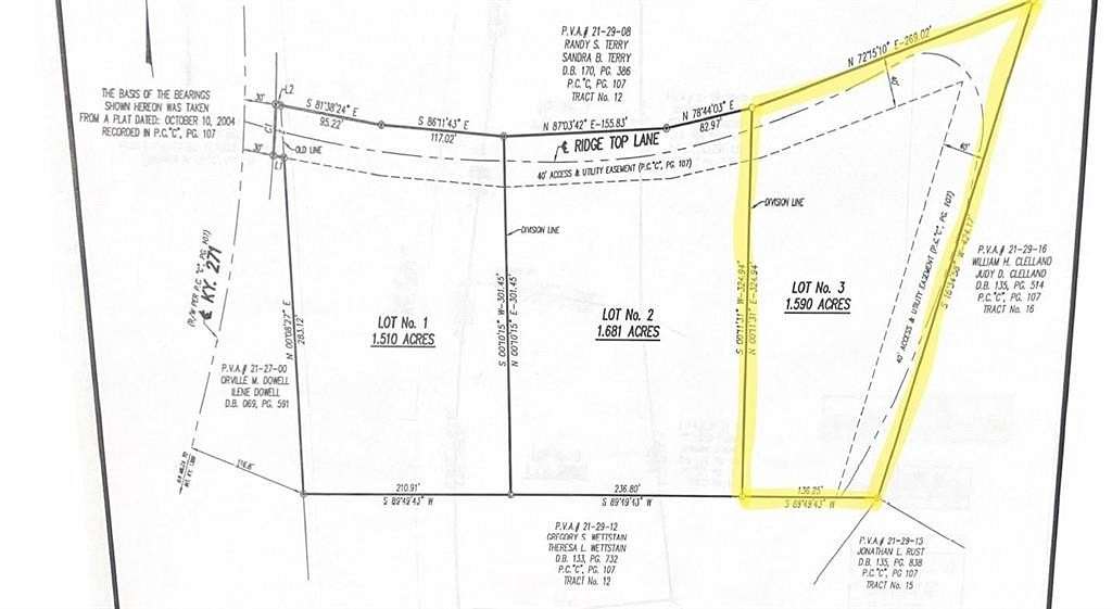 Land for Sale in Lewisport, Kentucky