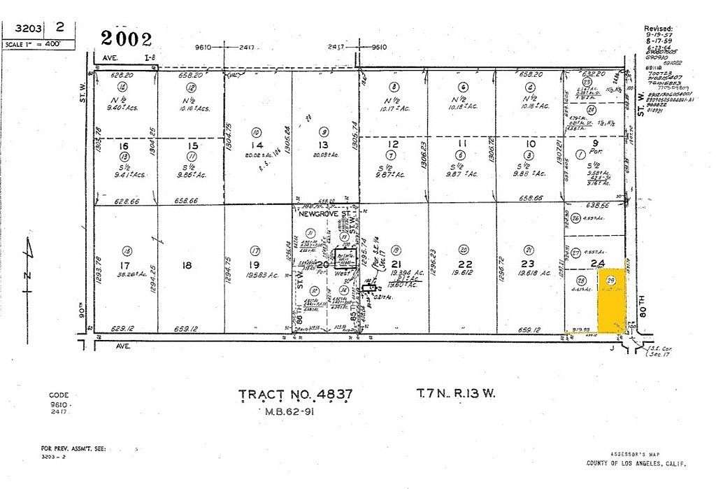 4.033 Acres of Land for Sale in Lancaster, California