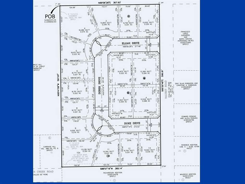 5 Acres of Residential Land for Sale in Forest Hill, Texas