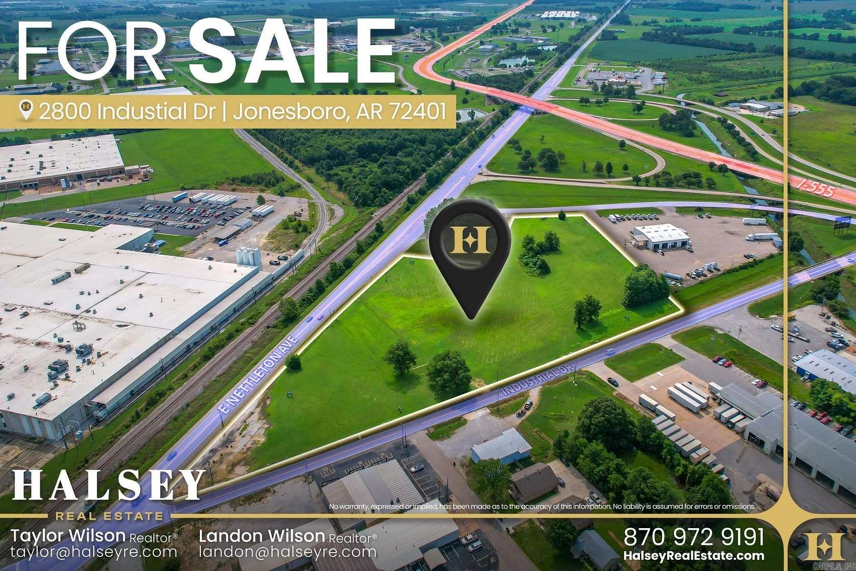6.73 Acres of Commercial Land for Sale in Jonesboro, Arkansas