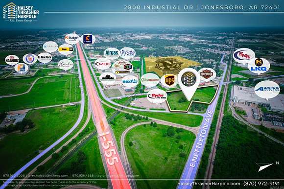 6.73 Acres of Commercial Land for Sale in Jonesboro, Arkansas