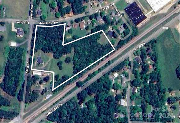 6 Acres of Residential Land with Home for Sale in Hildebran, North Carolina