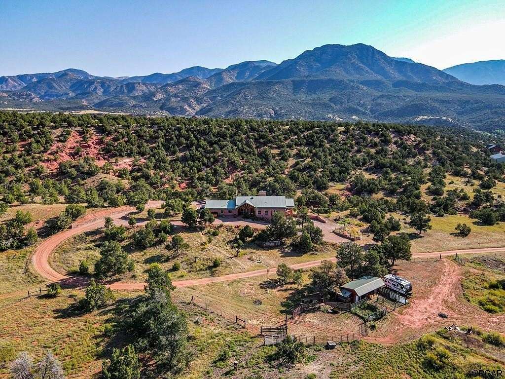 37.5 Acres of Recreational Land with Home for Sale in Cañon City, Colorado