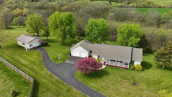 5.34 Acres of Residential Land with Home for Sale in Galena, Illinois