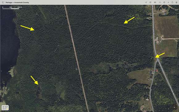 199.5 Acres of Land for Sale in Portage Lake Town, Maine