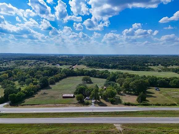 14.63 Acres of Land with Home for Sale in Prague, Oklahoma