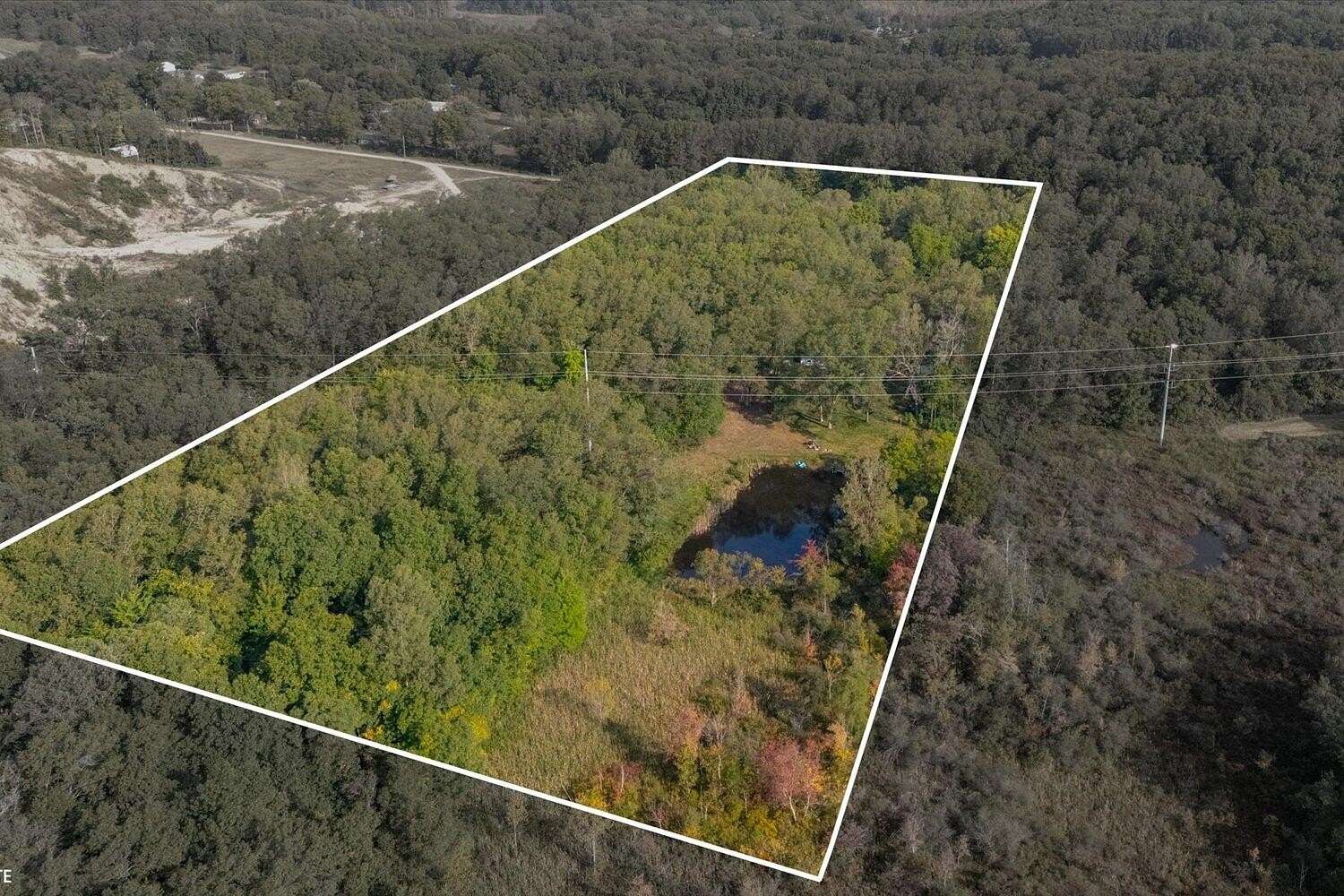 14.9 Acres of Recreational Land for Sale in Freeport, Michigan