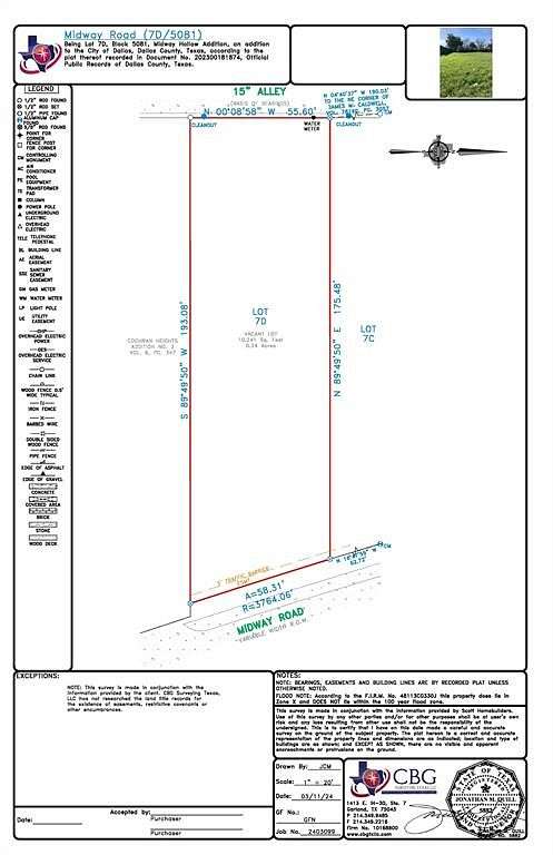 0.235 Acres of Residential Land for Sale in Dallas, Texas