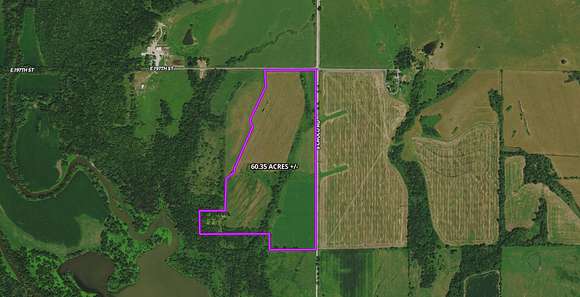 60.35 Acres of Land for Sale in Overbrook, Kansas