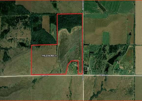 110.23 Acres of Land for Sale in Overbrook, Kansas