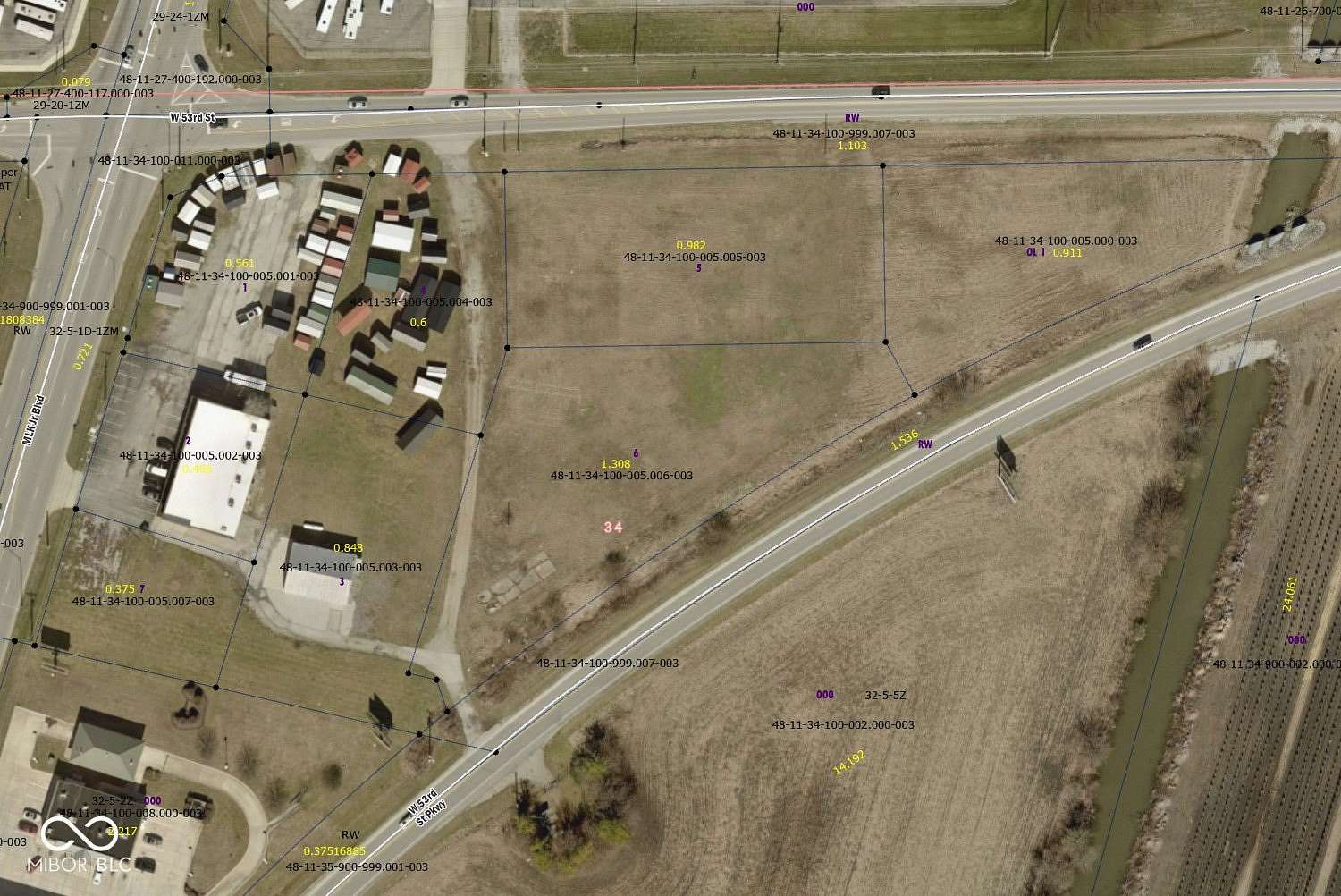 1.161 Acres of Commercial Land for Sale in Anderson, Indiana