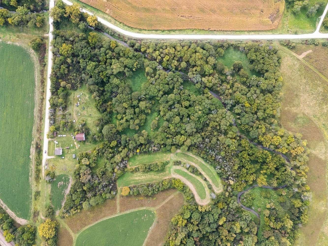 5.81 Acres of Residential Land with Home for Sale in Pleasantville, Iowa