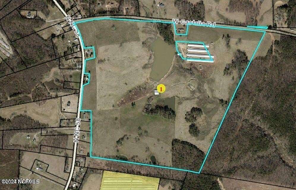 170.43 Acres of Recreational Land for Sale in Nashville, North Carolina