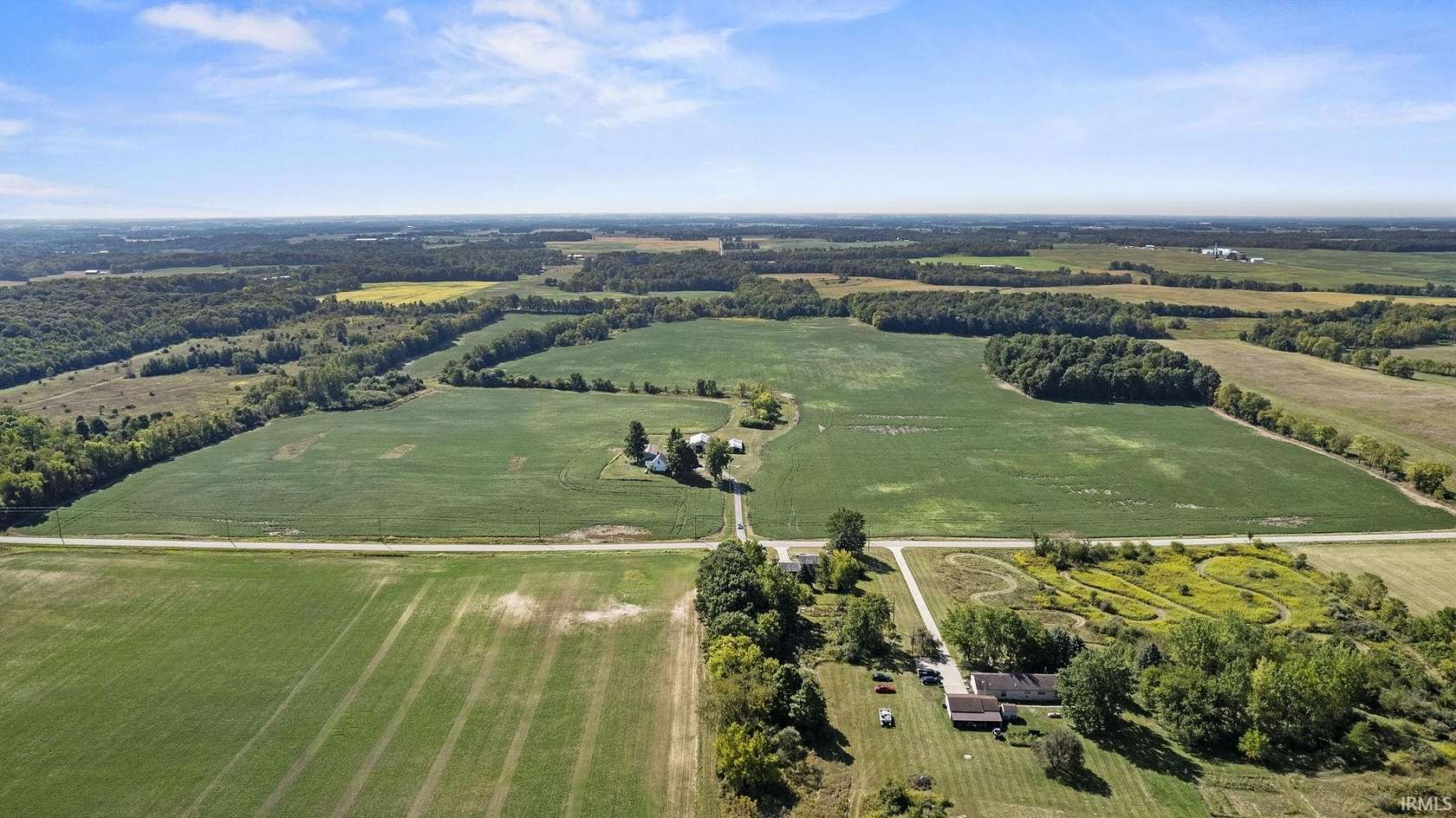 58 Acres of Recreational Land & Farm for Auction in Claypool, Indiana