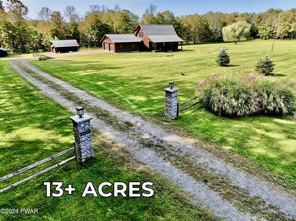 13.25 Acres of Recreational Land with Home for Sale in Pleasant Mount, Pennsylvania