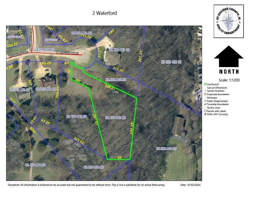 1.1 Acres of Land for Sale in Galena, Illinois