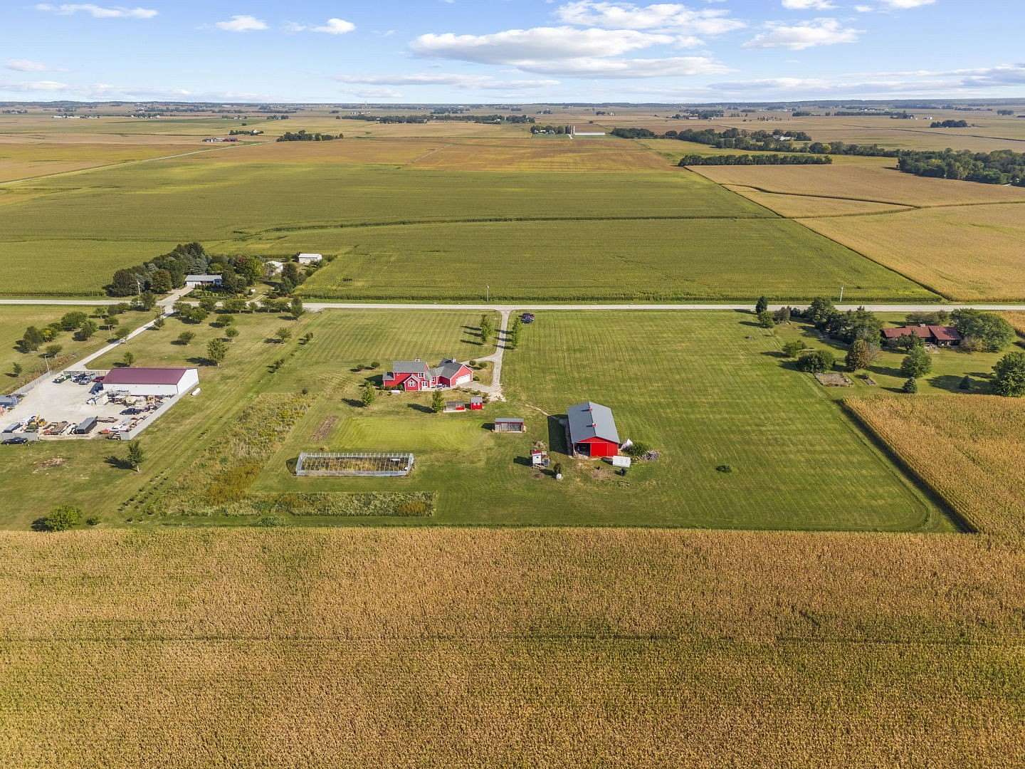 10 Acres of Land with Home for Sale in Yorkville, Illinois