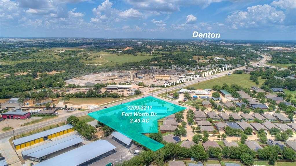 2.027 Acres of Commercial Land for Sale in Denton, Texas