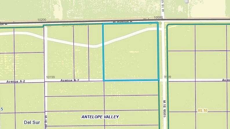 8.863 Acres of Land for Sale in Lancaster, California