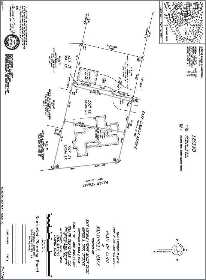 0.147 Acres of Residential Land with Home for Sale in Nantucket, Massachusetts