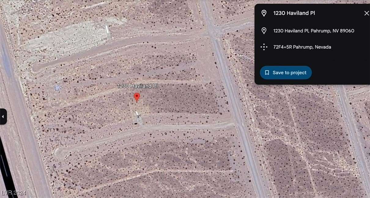 0.461 Acres of Land for Sale in Pahrump, Nevada