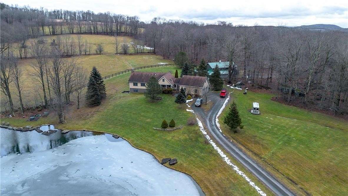 15.34 Acres of Land with Home for Sale in Kortright Town, New York