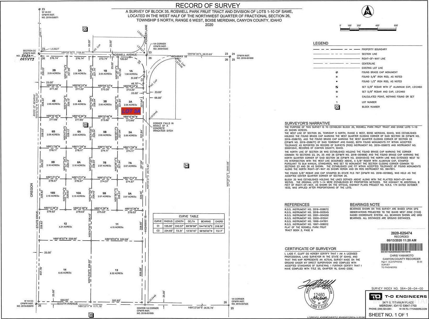 2.06 Acres of Land for Sale in Parma, Idaho