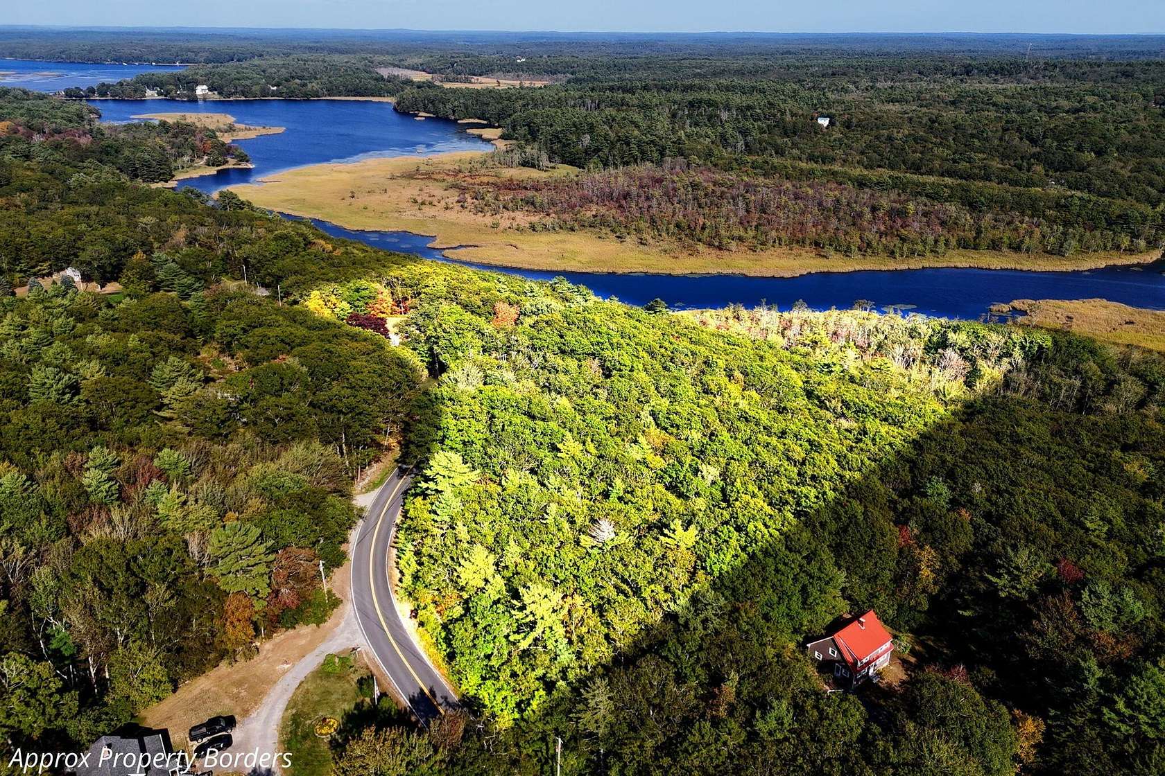 8.1 Acres of Residential Land with Home for Sale in West Bath Town, Maine