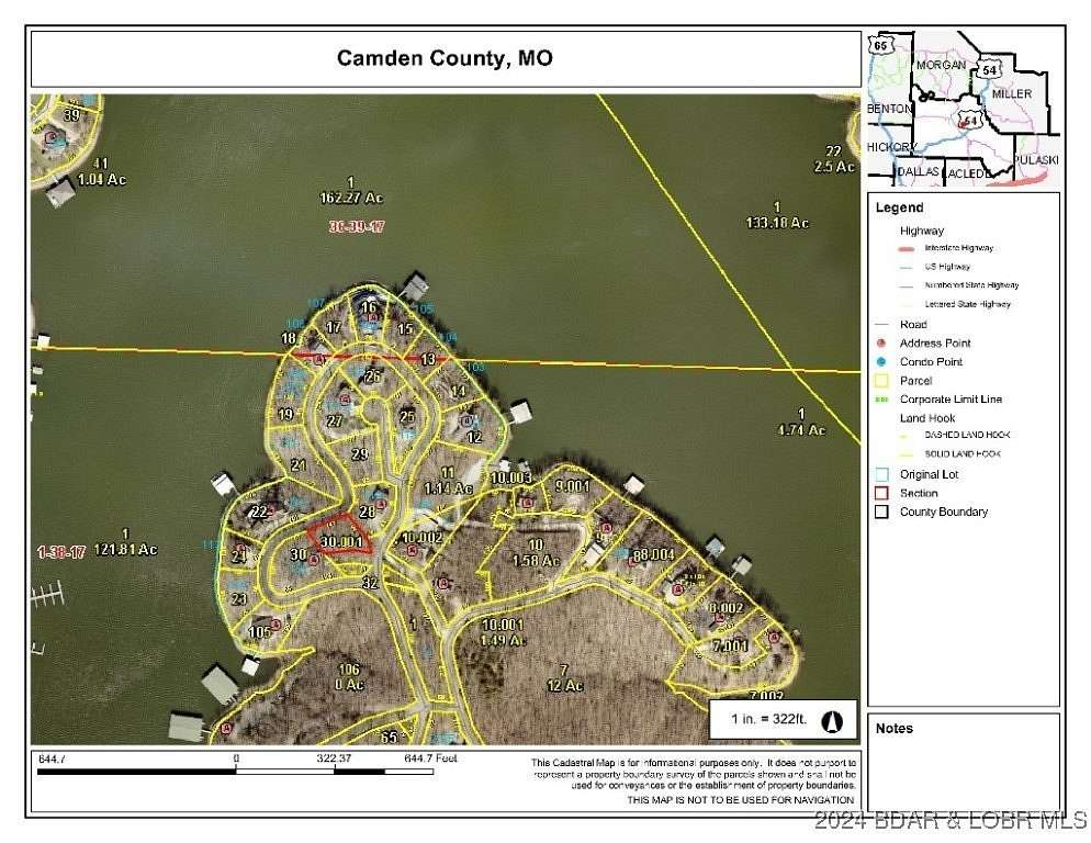 0.35 Acres of Residential Land for Sale in Camdenton, Missouri