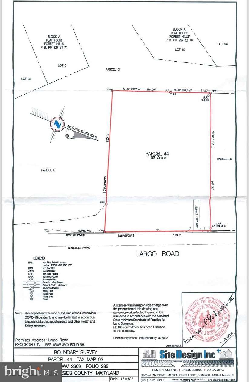 0.86 Acres of Residential Land for Sale in Upper Marlboro, Maryland