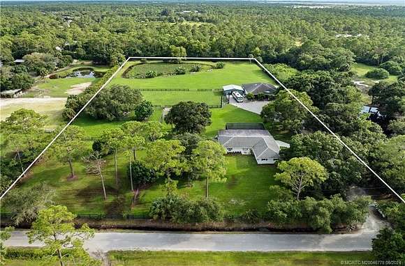 5 Acres of Land with Home for Sale in Palm City, Florida