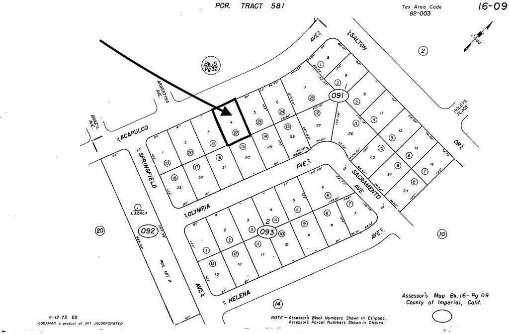 0.232 Acres of Residential Land for Sale in Thermal, California