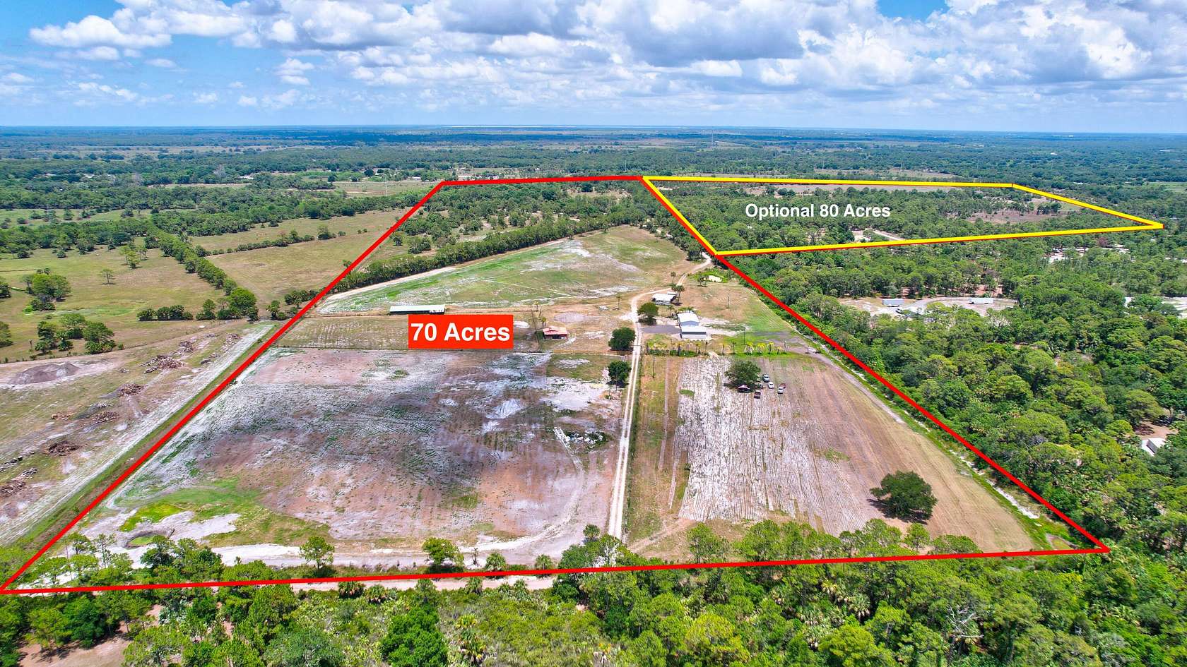 70 Acres of Improved Agricultural Land for Sale in Indiantown, Florida