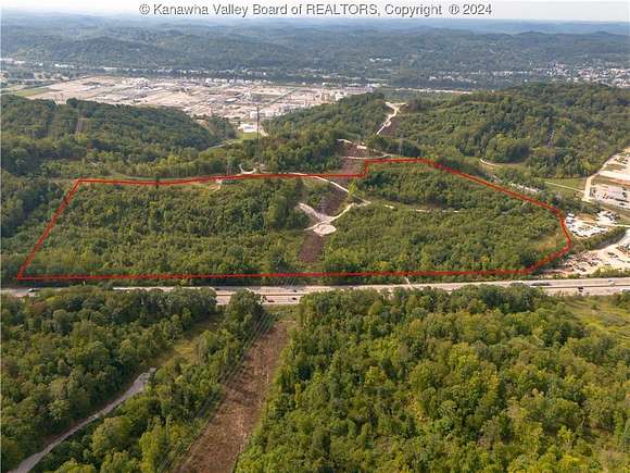 31.89 Acres of Commercial Land for Sale in Cross Lanes, West Virginia