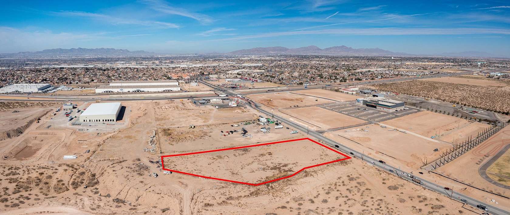 4.55 Acres of Commercial Land for Lease in El Paso, Texas